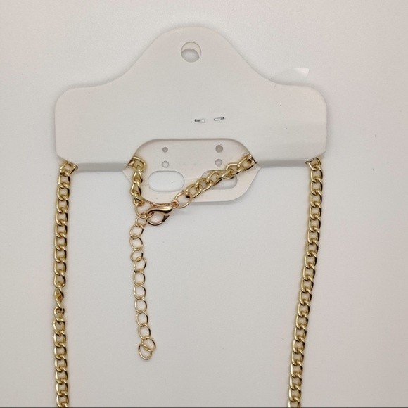 Flower Pendants Collar Gold Chain Boho Necklace - Picture 6 of 6